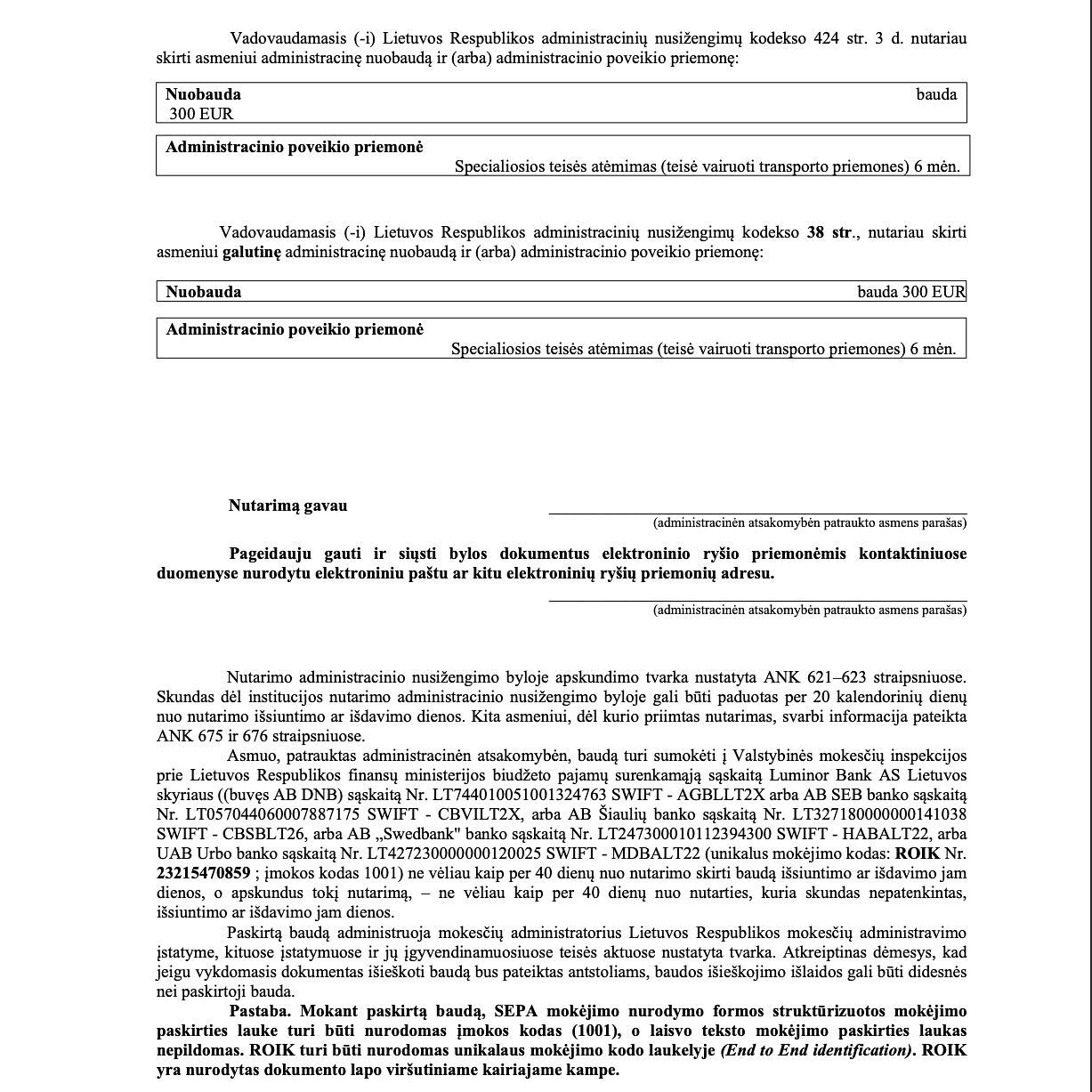Teismo sprendimas – Vairavimas be teisės: nutarimas panaikintas, admin, psl. 2