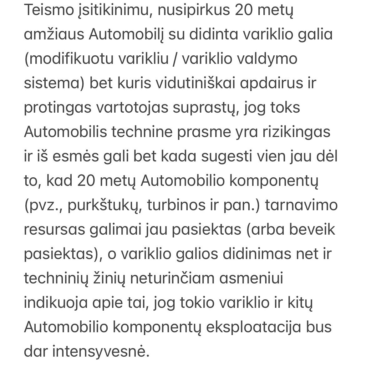 Teismo sprendimas – Apgintas pardavėjas: pirkėjo ieškinys dėl automobi, psl. 2