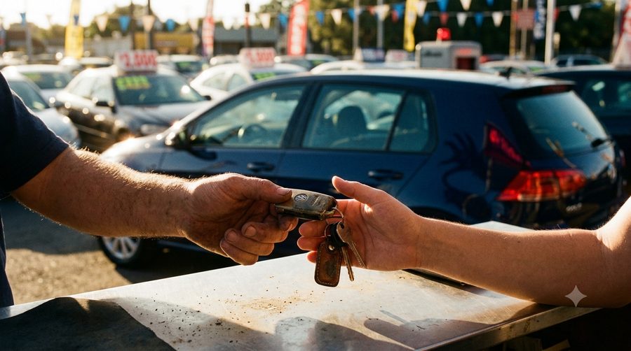 Automobilio raktelių perdavimas pardavimo aikštelėje – pirkėjo klaidos